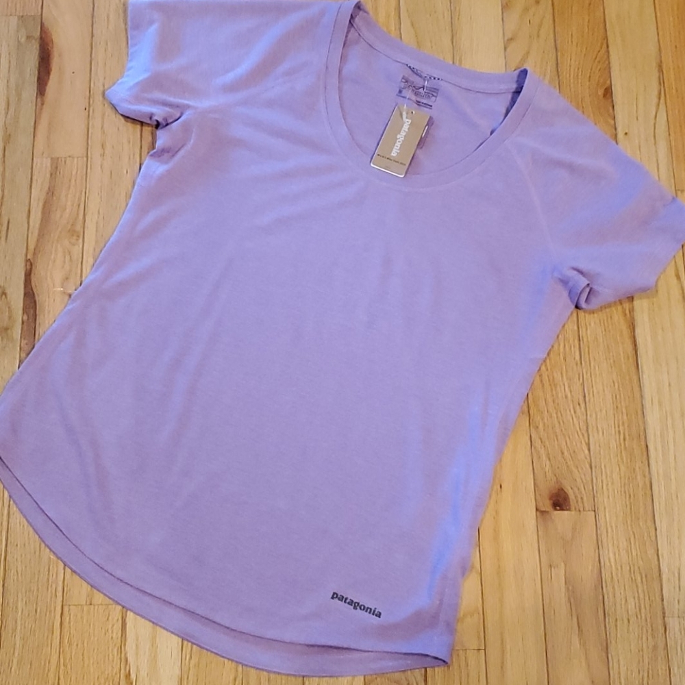 Patagonia Women's Purple And Green Tees